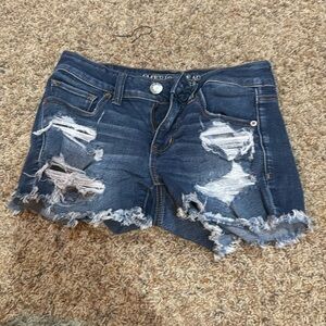 american eagle jean shorts